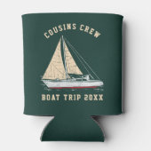 Nautical Sailing Matching Family Boat Trip Cousins Blikjeskoeler (Achterkant)