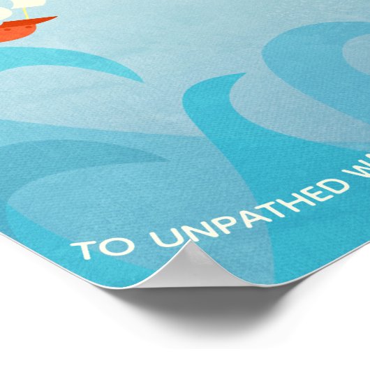 Nautical Sailing Shakespeare Quote Poster (Hoek)