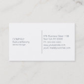 Nautical Sailing Visitekaartje (Achterkant)