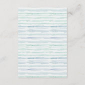 Nautical Sailing Yacht Advice for Mum Baby shower Informatiekaartje (Achterkant)