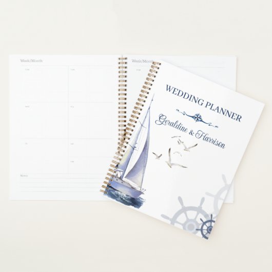 Nautical Sailing Yacht Wedding  Planner (Display)