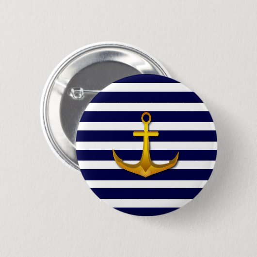 Nautical Sailor Button (Voorkant /achterkant)