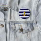 Nautical Sailor Button (In situ)