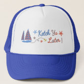 Nautical Sailor Humor | Zeilboot Ketch Pun Trucker Pet (Voorkant)