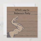 Nautical Sailor Party Invitation Kaart (Achterkant)