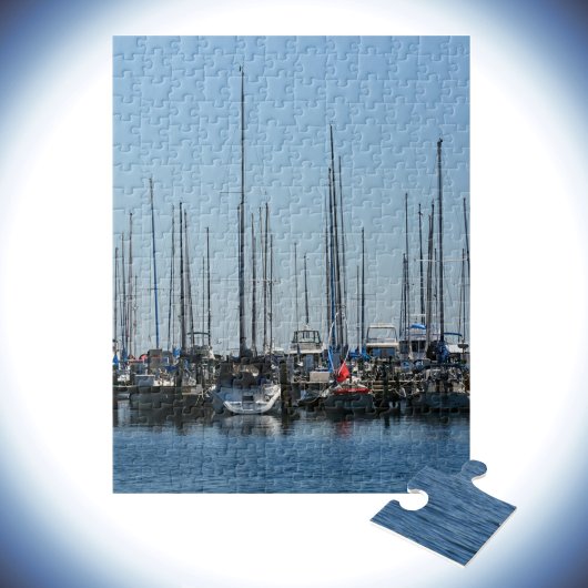 Nautical Sailships in Marina Photographic Legpuzzel