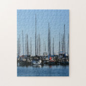 Nautical Sailships in Marina Photographic Legpuzzel (Verticaal)