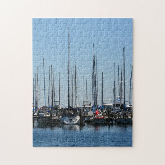 Nautical Sailships in Marina Photographic Legpuzzel (Verticaal)