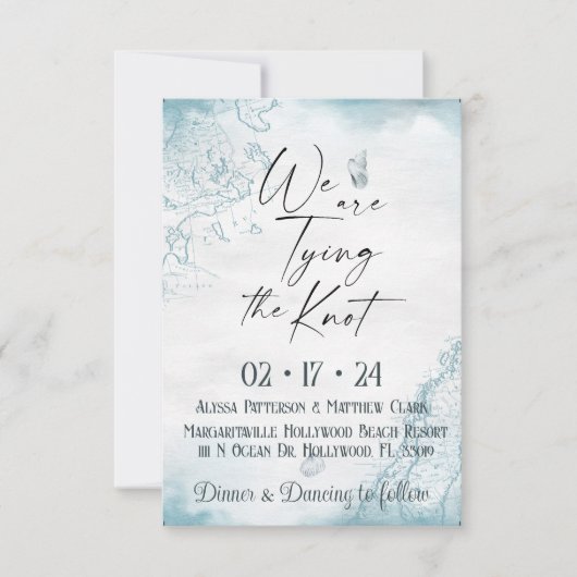 Nautical Save the Date (Voorkant)