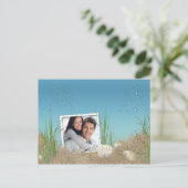 Nautical Save the Date Aankondigingskaart (Staand voorkant)