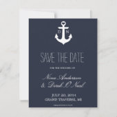 Nautical Save the Date | Weddenschap (Voorkant)