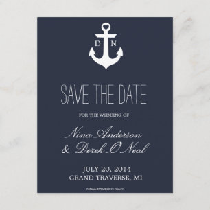 Nautical Save the Date   Weddenschap
