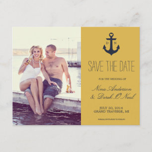 Nautical Save the Date   Weddenschap