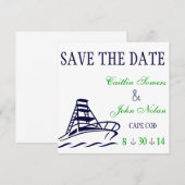 Nautical Save the Date Wedding (Voorkant / Achterkant)