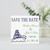 Nautical Save the Date Wedding (Staand voorkant)