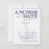 Nautical Save the Dates Save The Date (Voorkant)