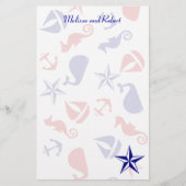 Nautical Scatter Briefpapier (Voorkant)