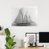 Nautical Schooner Marguerite Print (Thuiskantoor)