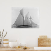  Nautical Schooner Marguerite Print (Keuken)