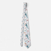 Nautical Sea Life Custom Necktie Stropdas (Achterkant)