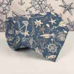 Nautical Sea Life Custom Necktie Stropdas<br><div class="desc">This custom necktie features a vibrant nautical sea life design. Perfect for adding a touch of the ocean to any outfit, this tie makes a great gift for dads, grandfathers, or anyone who loves the sea. The unique pattern showcases a variety of marine creatures in a stylish and eye-catching way....</div>