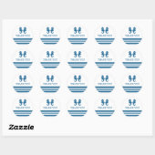 Nautical Seahorse Dank u Stickers (Vel)