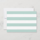 Nautical Seahorse RSVP Card Kaartje (Achterkant)