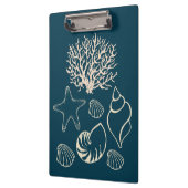 Nautical Seashell Clipboard Klembord (Links)