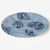 Nautical Seashell Collectie - Alle grootten Papieren Bordje (Gekanteld)