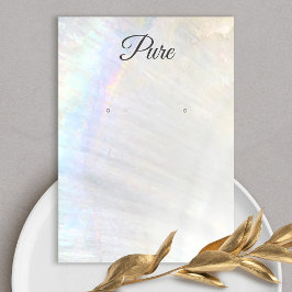 Nautical Seashell Earring Display Holder Visitekaartje