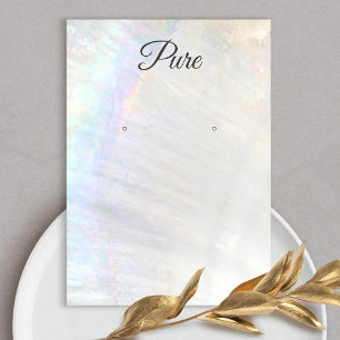 Nautical Seashell Earring Display Holder Visitekaartje