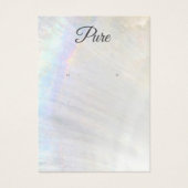 Nautical Seashell Earring Display Holder Visitekaartje (Voorkant)