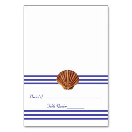 Nautical Seashell - Escort Kaart