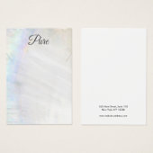 Nautical Seashell Ketting Bracelet Display Holder Visitekaartje (Voorkant /achterkant)