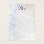 Nautical Seashell Ketting Bracelet Display Holder Visitekaartje (Voorkant)