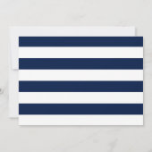 Nautical Seashell thema Vrijgezellenfeest Kaart (Achterkant)