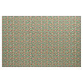 Nautical Seashell Turquoise Pattern Stof (Fat Quarter)