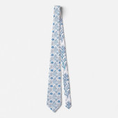 Nautical Seashells Custom Necktie Stropdas (Voorkant)