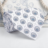 Nautical Seashells Custom Necktie Stropdas