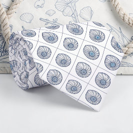 Nautical Seashells Custom Necktie Stropdas