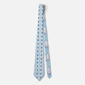 Nautical Seashells Custom Necktie Stropdas (Voorkant)