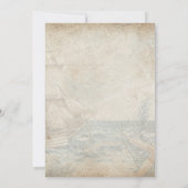 Nautical Seaside Coastal Beach Vrijgezellenfeest Kaart (Achterkant)