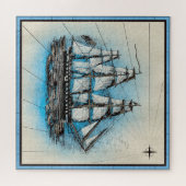 Nautical Serie Ontwerp 14 Legpuzzel (Horizontaal)