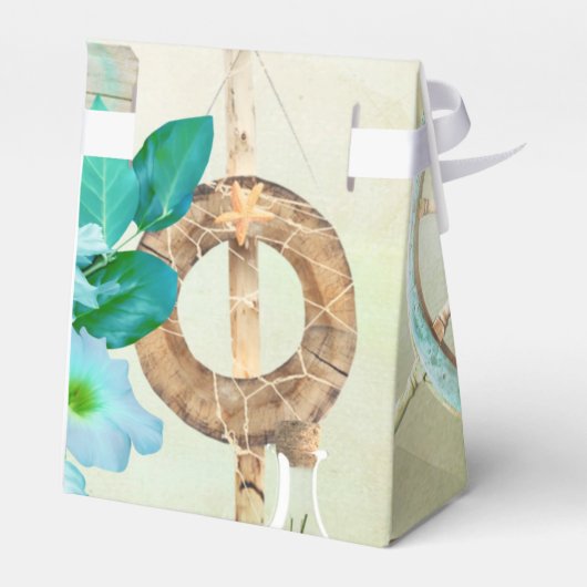 Nautical Serie Ontwerp 2 Bedankdoosjes (Achterkant)