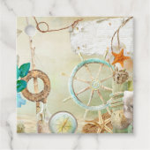 Nautical Serie Ontwerp 2 Bedankjes Labels (Voorkant)