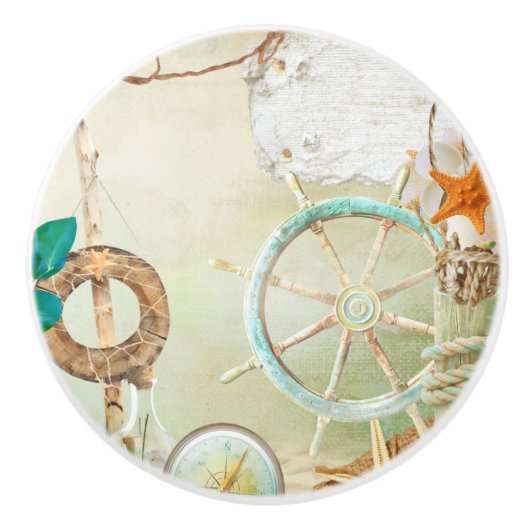 Nautical Serie Ontwerp 2 Keramische Knop (Voorkant)