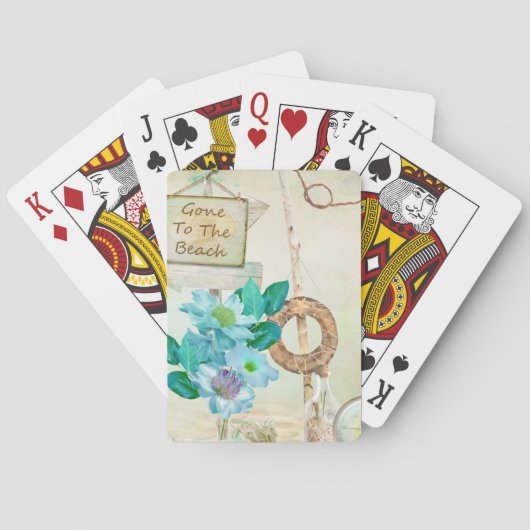 Nautical Serie Ontwerp 2 Pokerkaarten (Achterkant)