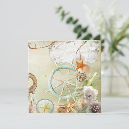 Nautical Serie Ontwerp 2 Programma Programmakaart (Staand voorkant)