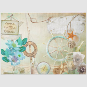 Nautical Serie Ontwerp 2 Tissuepapier