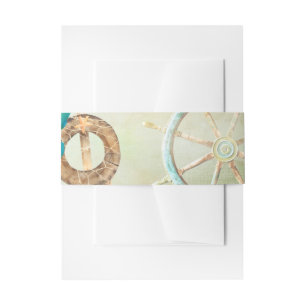 Nautical Serie Ontwerp 2   Uitnodigingen Wikkel